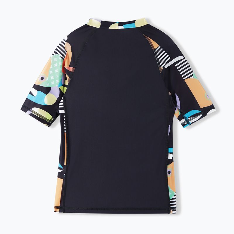 Reima Uiva tricou de înot pentru copii negru 5200149C-999A 2
