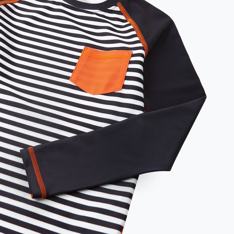 Reima Kroolaus tricou de înot pentru copii negru și alb 5200150B-9991 3