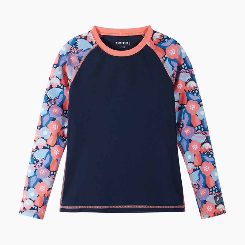 Reima Sukeltaja tricou de înot pentru copii negru și culoare 5200140A-698A