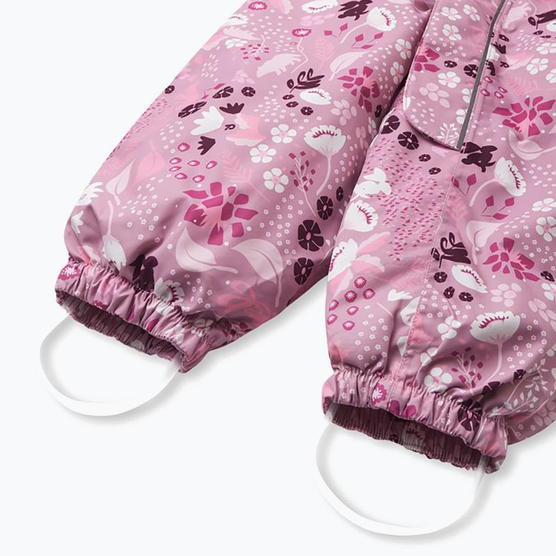 Costum de schi pentru copii Reima Puhuri gri roz pentru copii 8