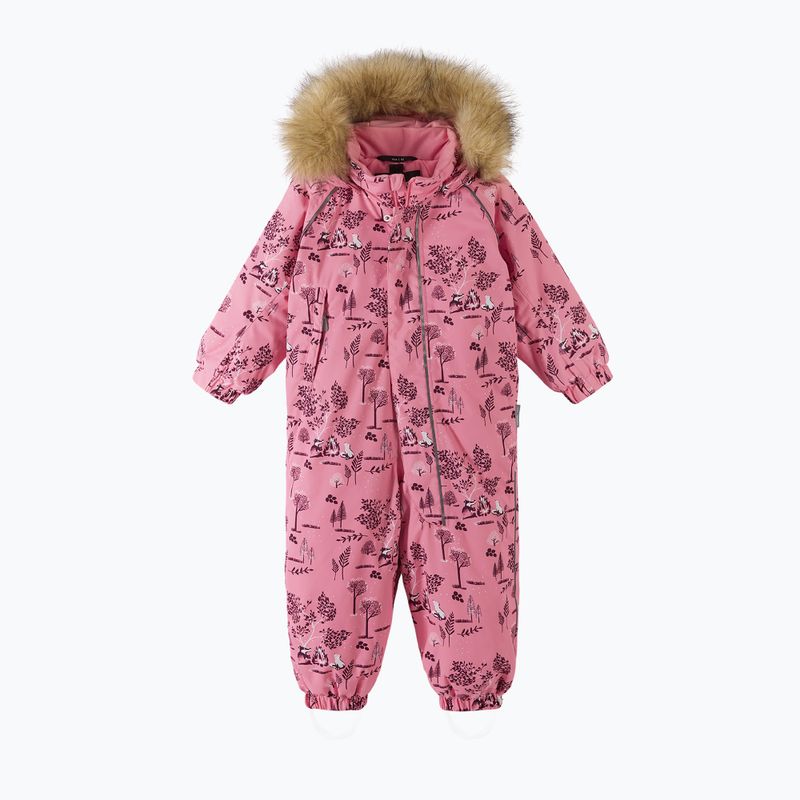Costum de schi pentru copii Reima Lappi sunset roz pentru copii 2