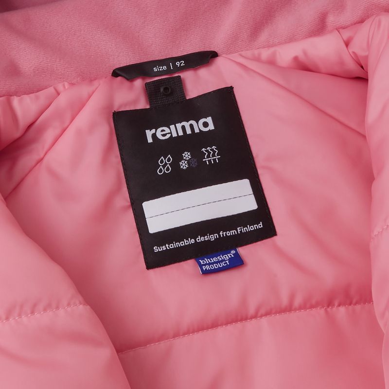 Costum de schi pentru copii Reima Lappi sunset roz pentru copii 7