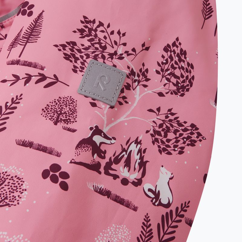 Costum de schi pentru copii Reima Lappi sunset roz pentru copii 9