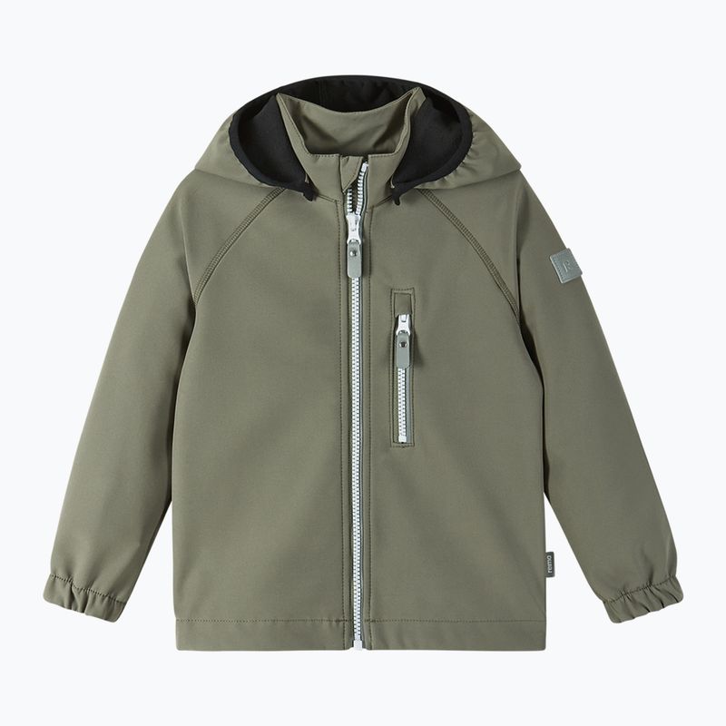 Geacă softshell pentru copii Reima Vantti greyish green