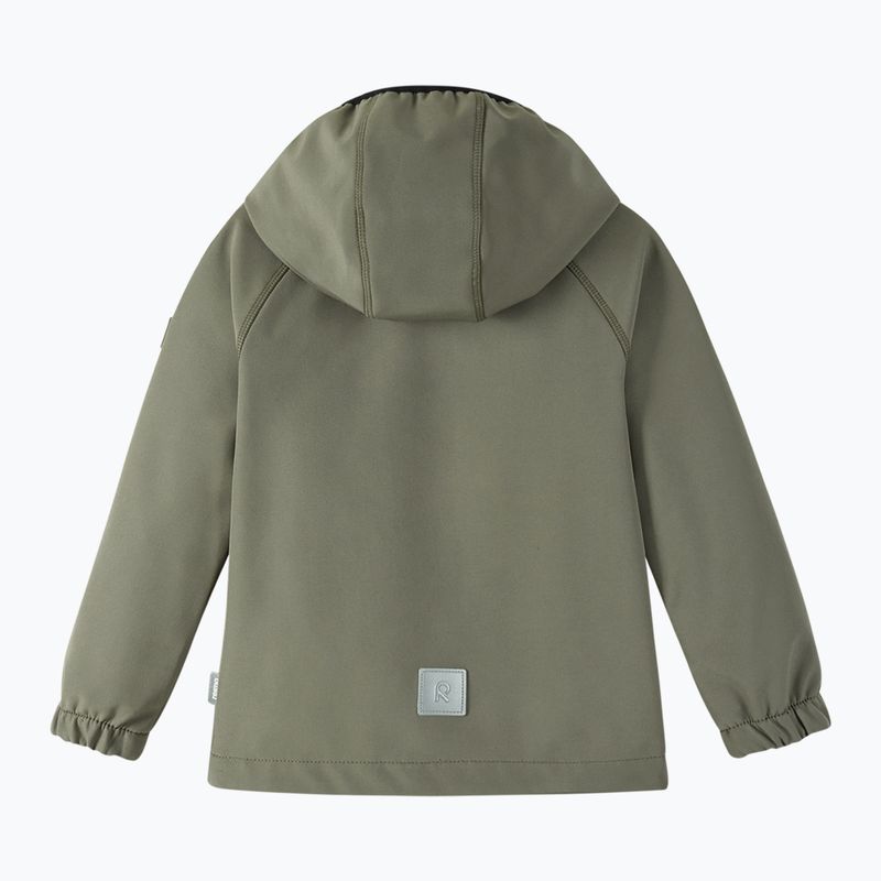 Geacă softshell pentru copii Reima Vantti greyish green 2
