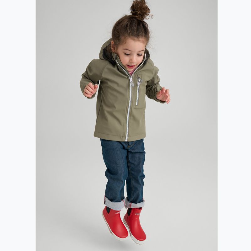 Geacă softshell pentru copii Reima Vantti greyish green 3