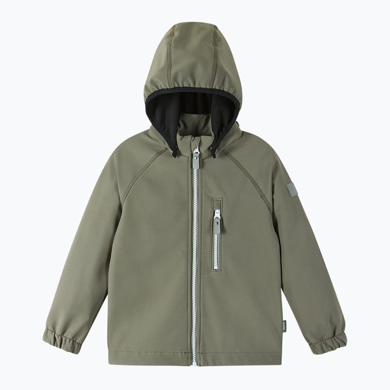 Geacă softshell pentru copii Reima Vantti greyish green 8