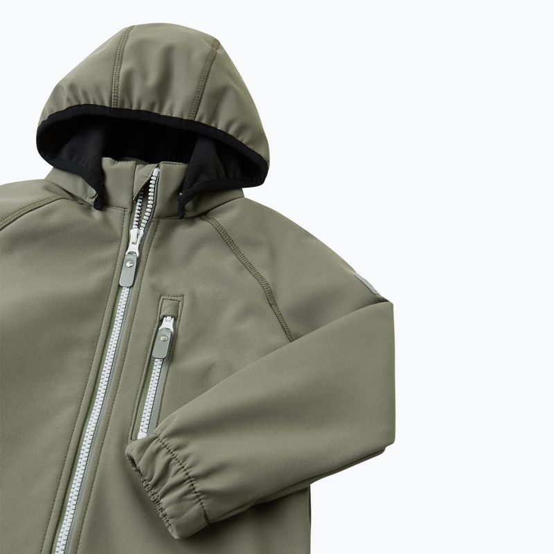Geacă softshell pentru copii Reima Vantti greyish green 9