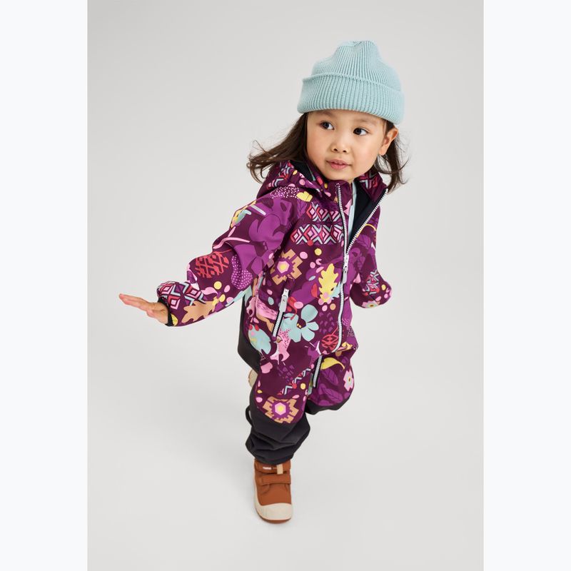 Combinezon softshell pentru copii  Reima Mjosa deep purple 9