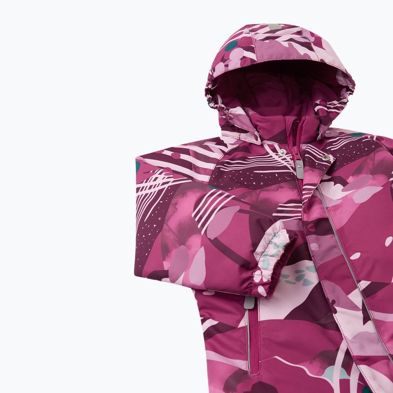 Costum pentru copii Reima Puhuri cool burgundy 4