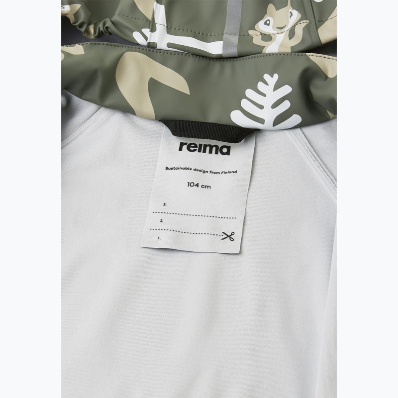 Geacă de ploaie pentru copii Reima Vesi greyish green 6