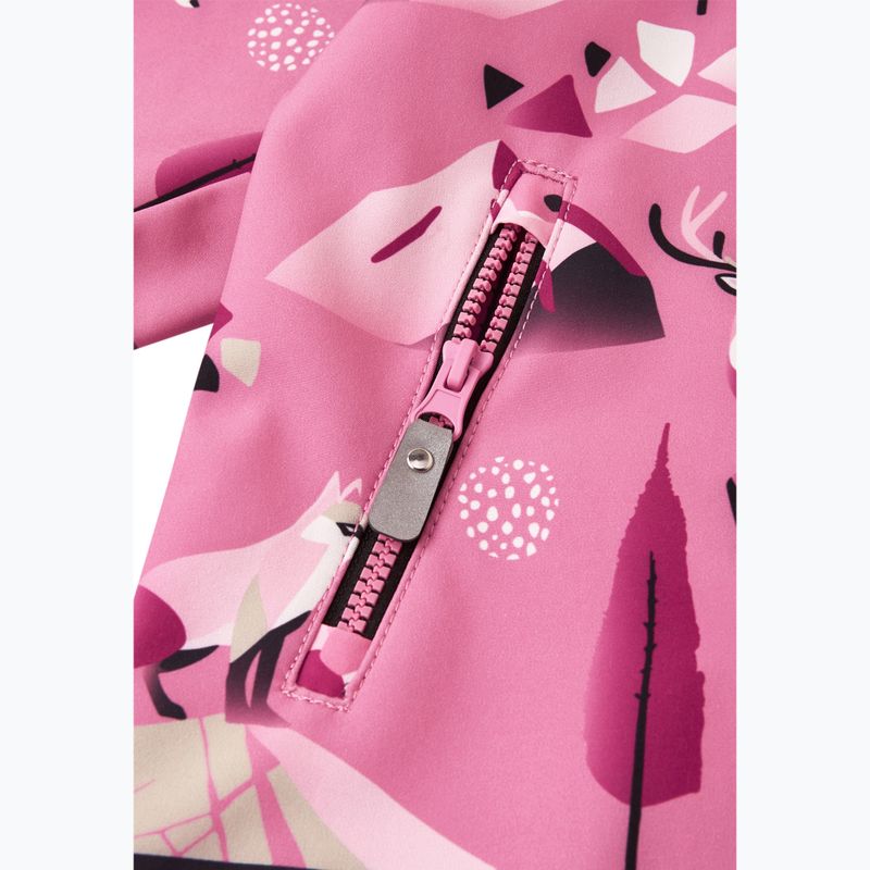 Combinezon softshell pentru copii Reima Mjosa soft coral 7