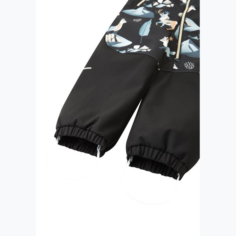 Combinezon softshell pentru copii Reima Mjosa black 5