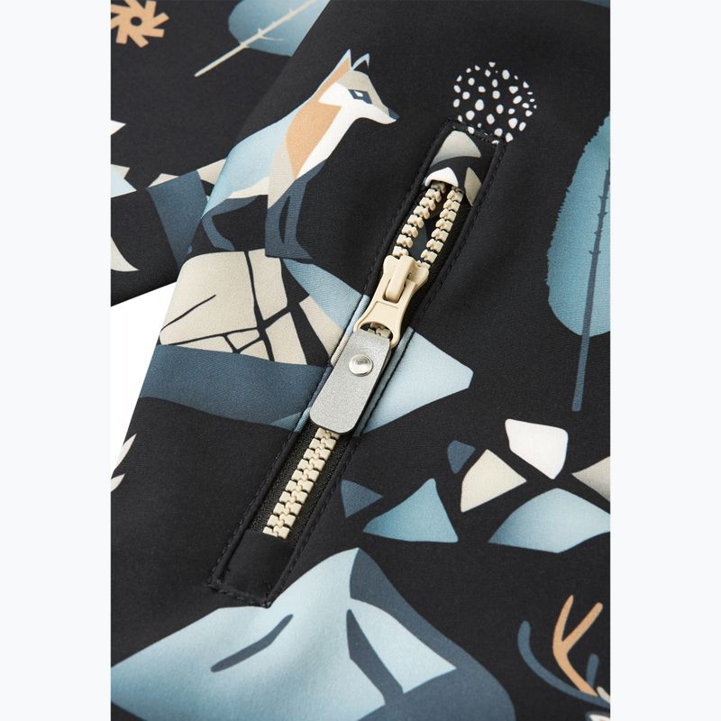 Combinezon softshell pentru copii Reima Mjosa black 6