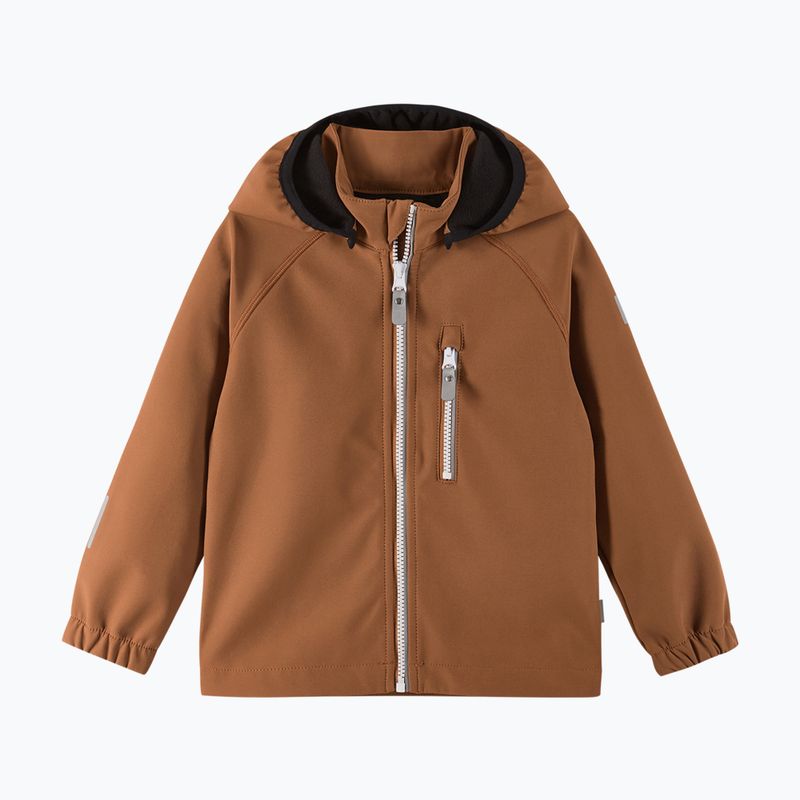 Geacă softshell pentru copii Reima Vantti cinnamon brown 2