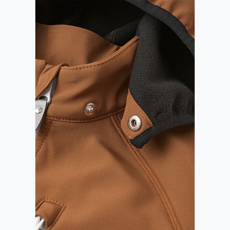 Geacă softshell pentru copii Reima Vantti cinnamon brown 5