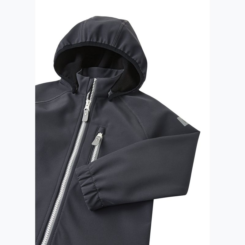 Geacă softshell pentru copii Reima Vantti soft black 3