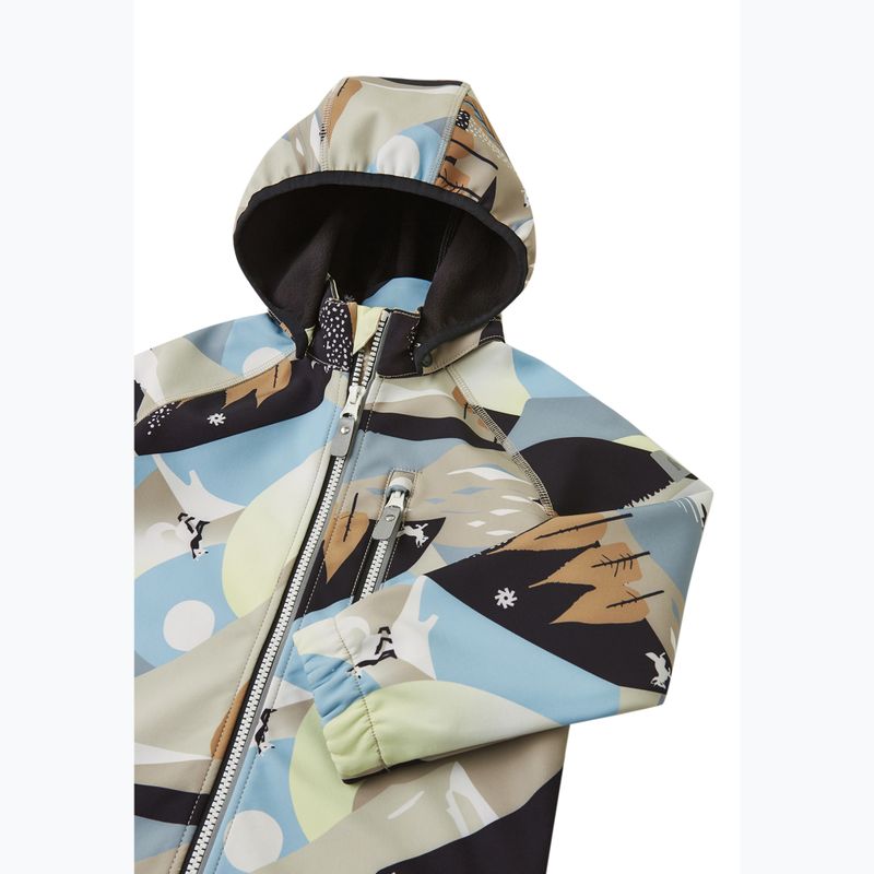 Geacă softshell pentru copii Reima Vantti earthy beige 4