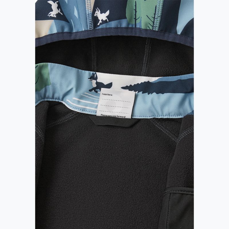 Geacă softshell pentru copii Reima Vantti blue ocean 6