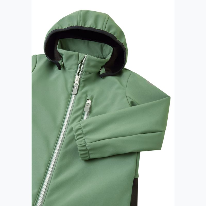 Combinezon softshell pentru copii Reima Nurmes deeper green clay 4