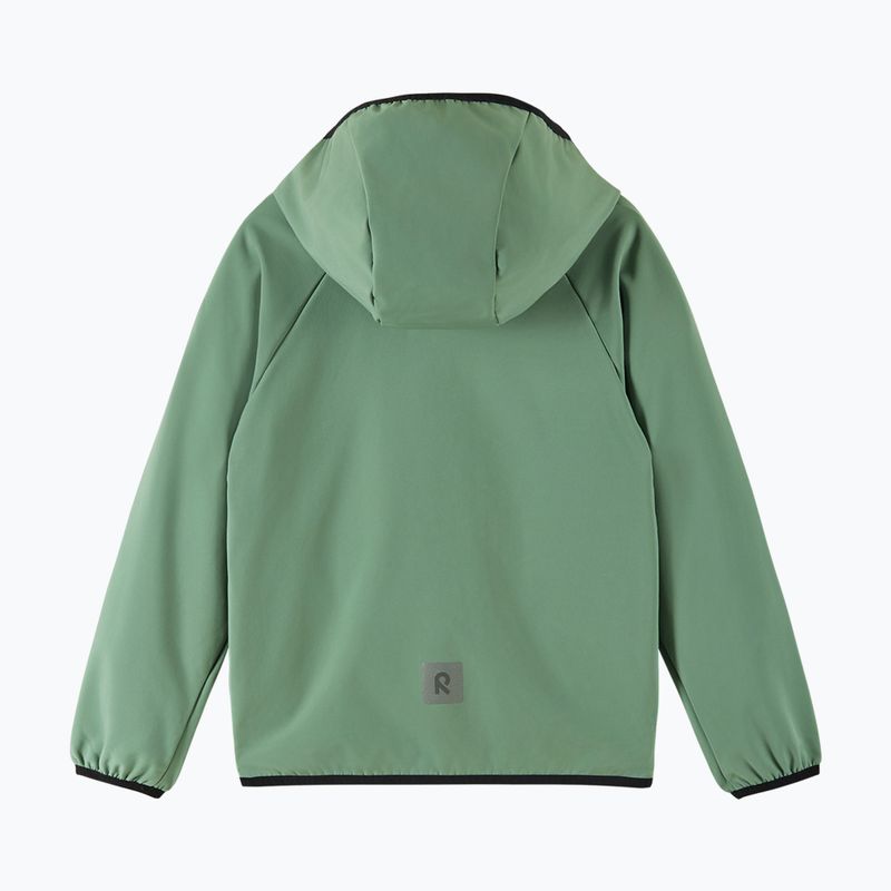 Geacă softshell pentru copii Reima Mukana green clay 2
