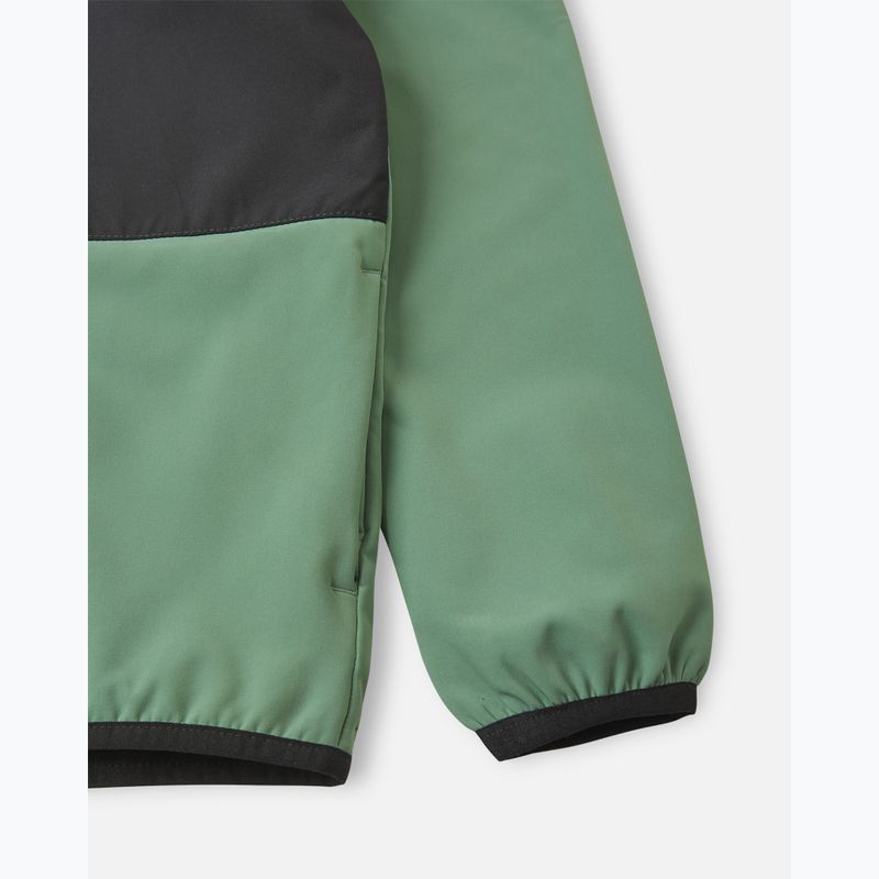 Geacă softshell pentru copii Reima Mukana green clay 4