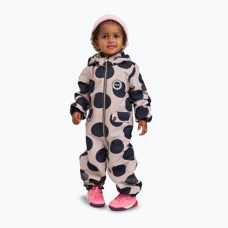 Costum softshell pentru copii Reima Marte Mid bej pământiu 10