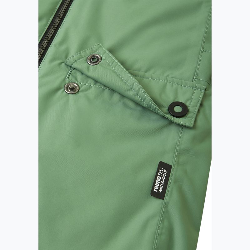 Combinezon softshell pentru copii Reima Sevetti green clay 7