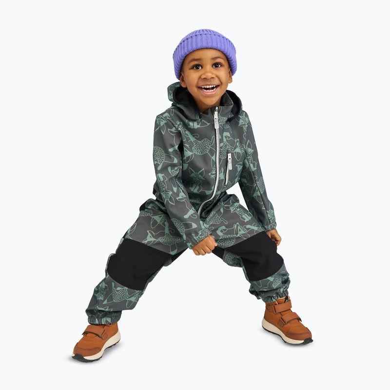 Combinezon softshell pentru copii Reima Nurmes deeper thyme green 11