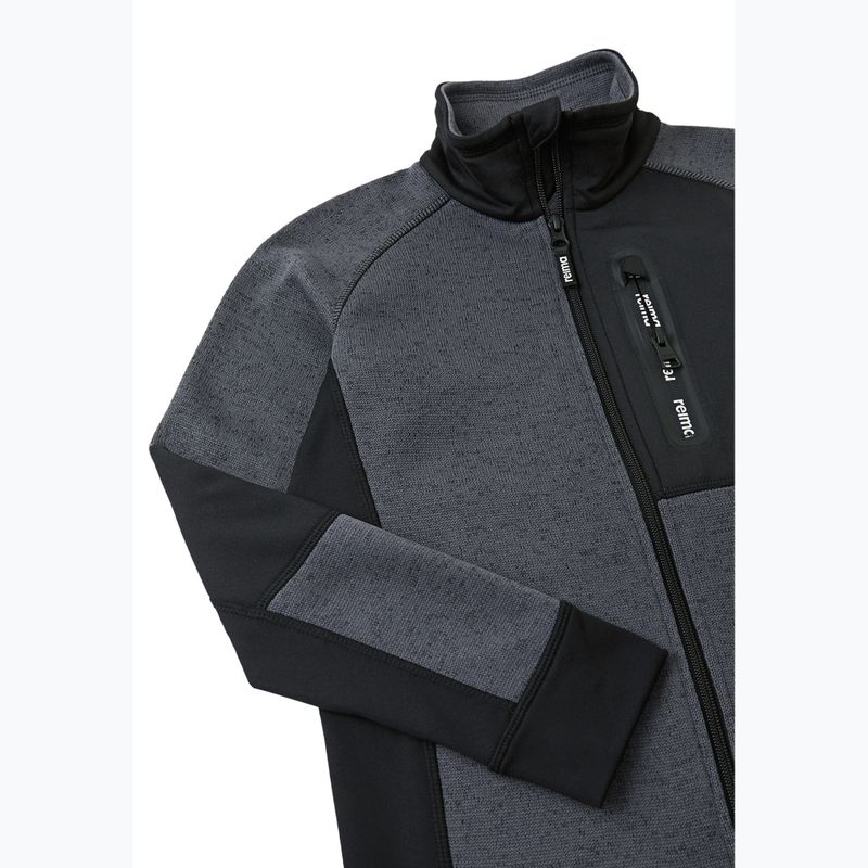 Bluză fleece pentru copii Reima Liukuen soft black 3