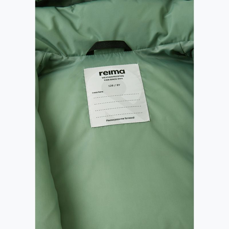 Geacă de puf pentru copii  Reima Paimio green clay 6