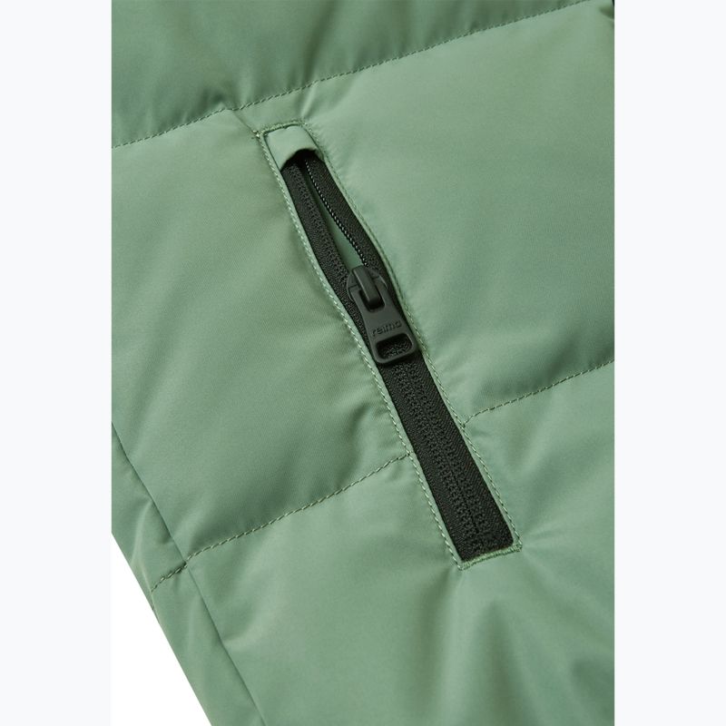 Geacă de puf pentru copii  Reima Paimio green clay 8