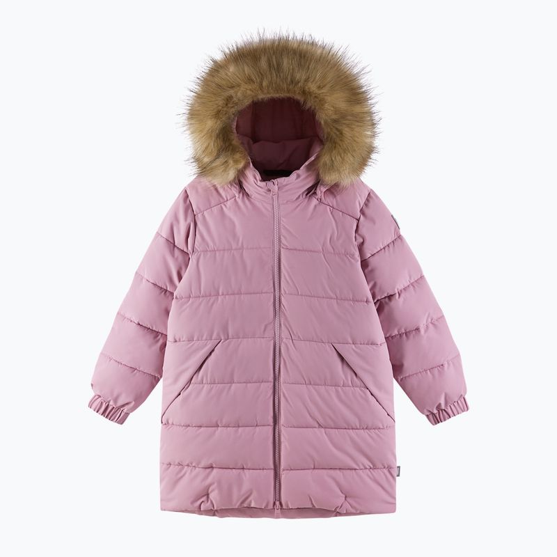 Geacă de puf pentru copii Reima Luvia grey pink