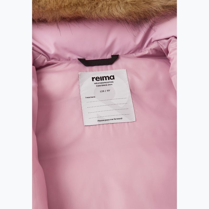 Geacă de puf pentru copii Reima Luvia grey pink 6