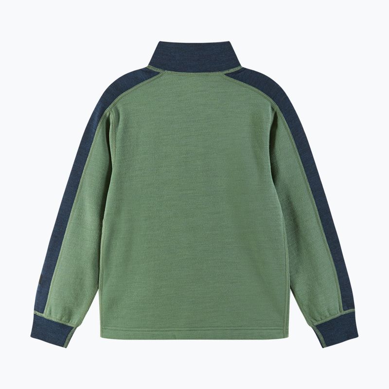 Bluză fleece pentru copii Reima Merin green clay 2