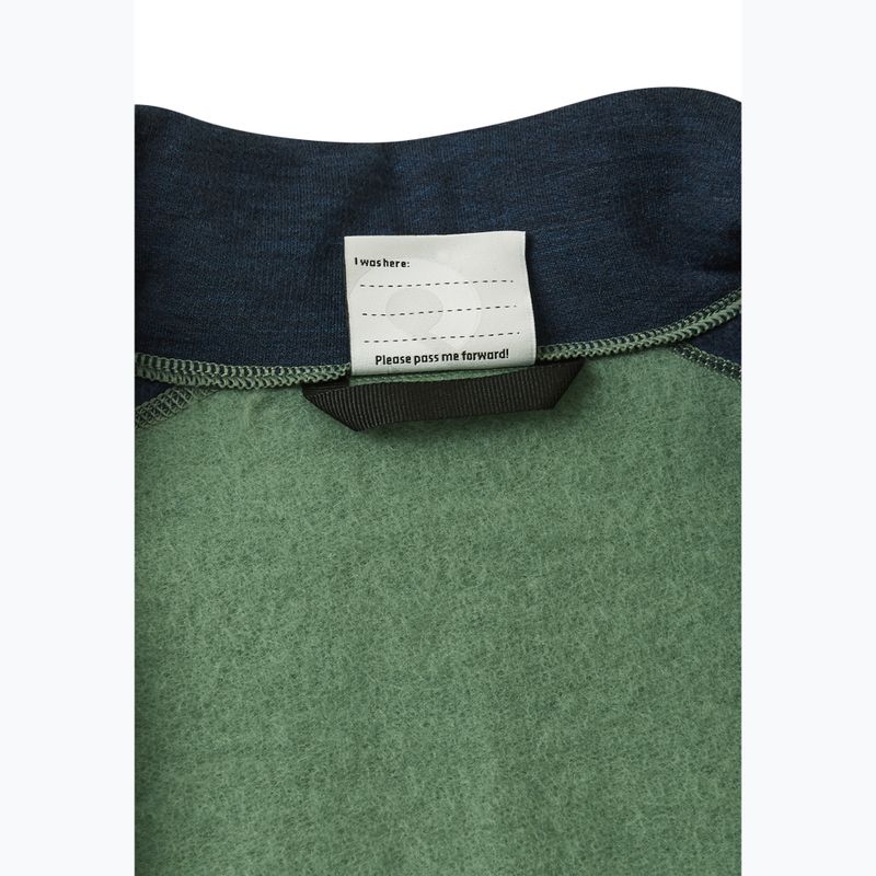 Bluză fleece pentru copii Reima Merin green clay 4