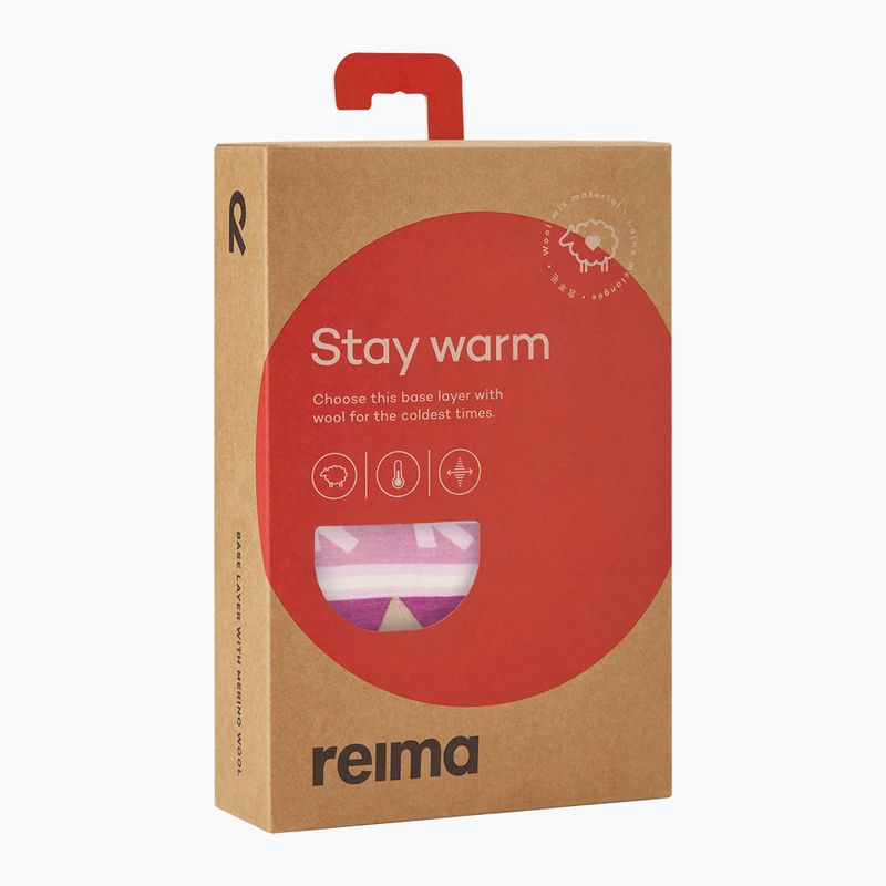 Set de lenjerie termoactivă pentru copii Reima Taitoa grey pink 9