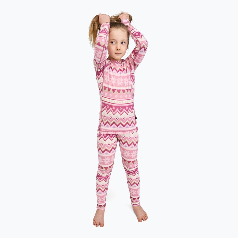 Set de lenjerie termoactivă pentru copii Reima Taitoa grey pink 10