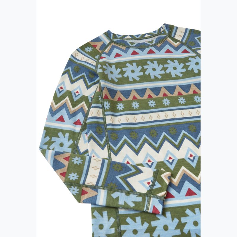 Set de lenjerie termoactivă pentru copii Reima Taitoa green clay 4