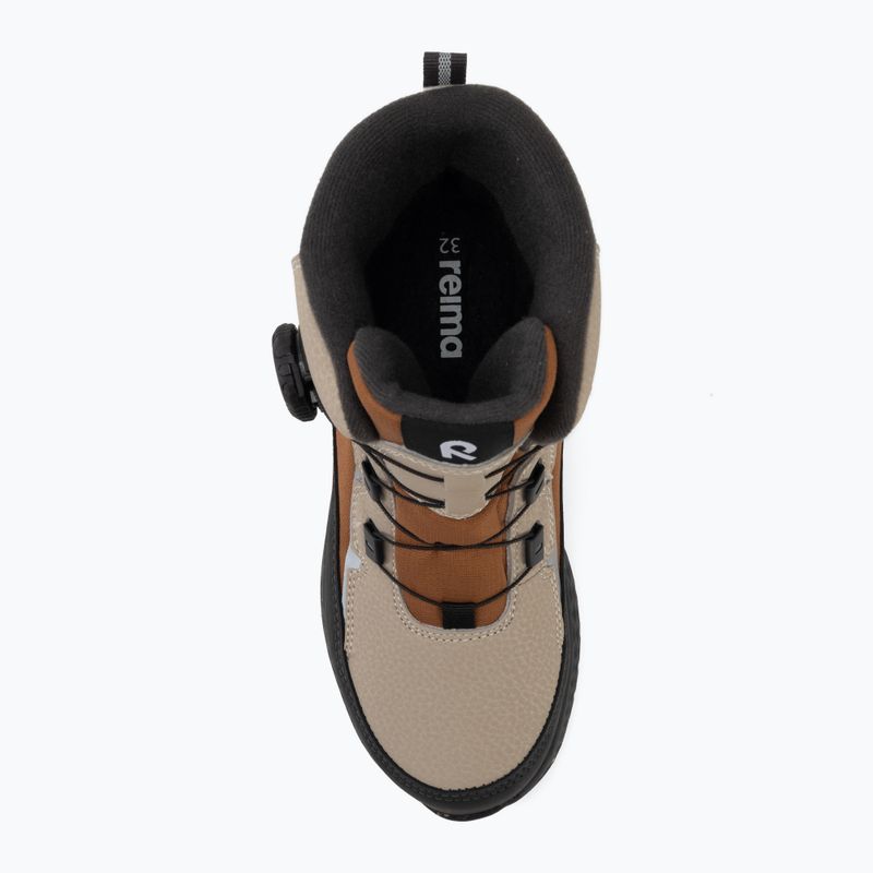 Ghete pentru copii Reima Hallava Quicklock earthy beige 5