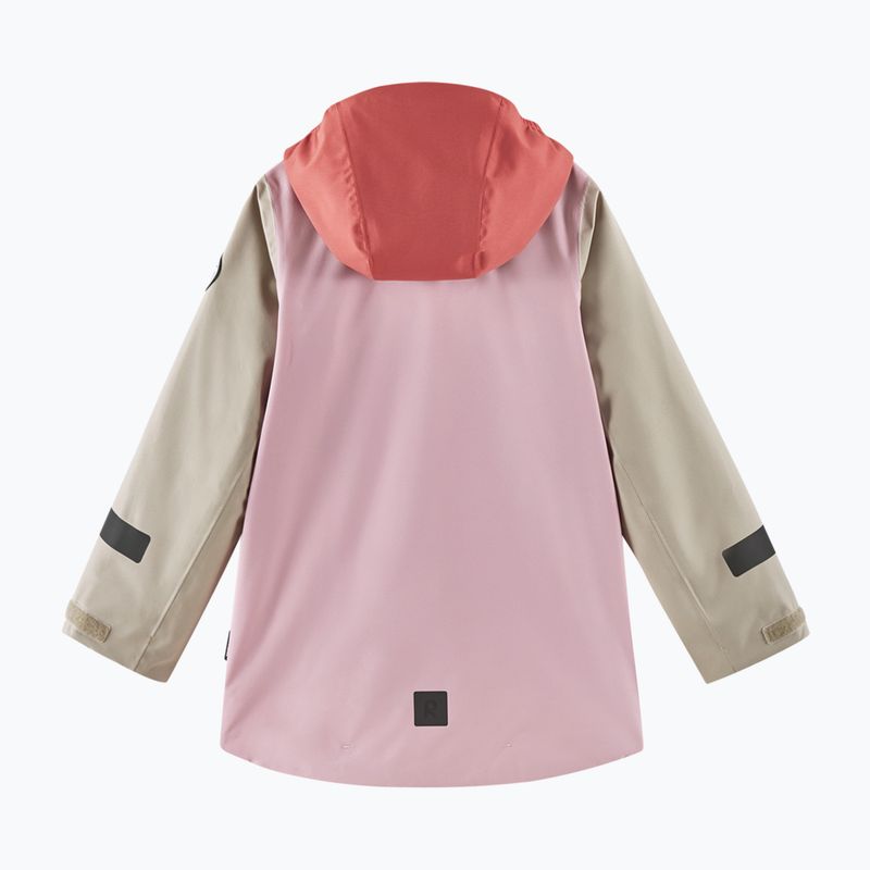 Geacă softshell pentru copii Reima Sysma grey pink 3