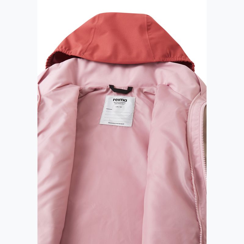 Geacă softshell pentru copii Reima Sysma grey pink 7