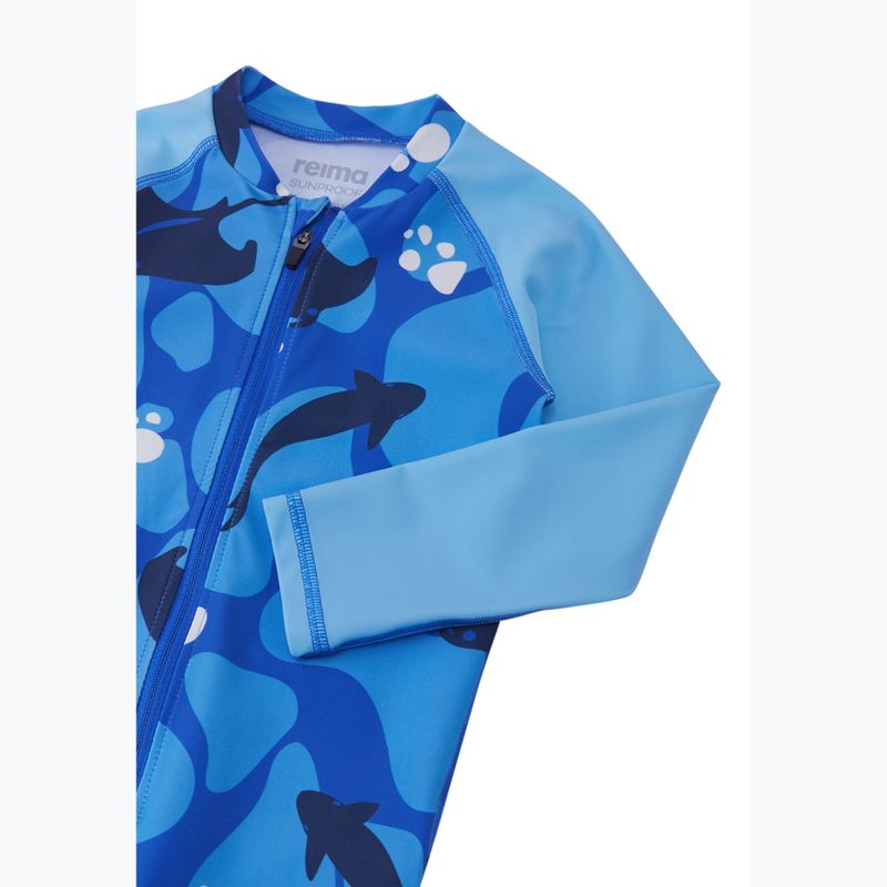 Combinezon UPF 50+ pentru copii Reima Polskii sparkly blue 3