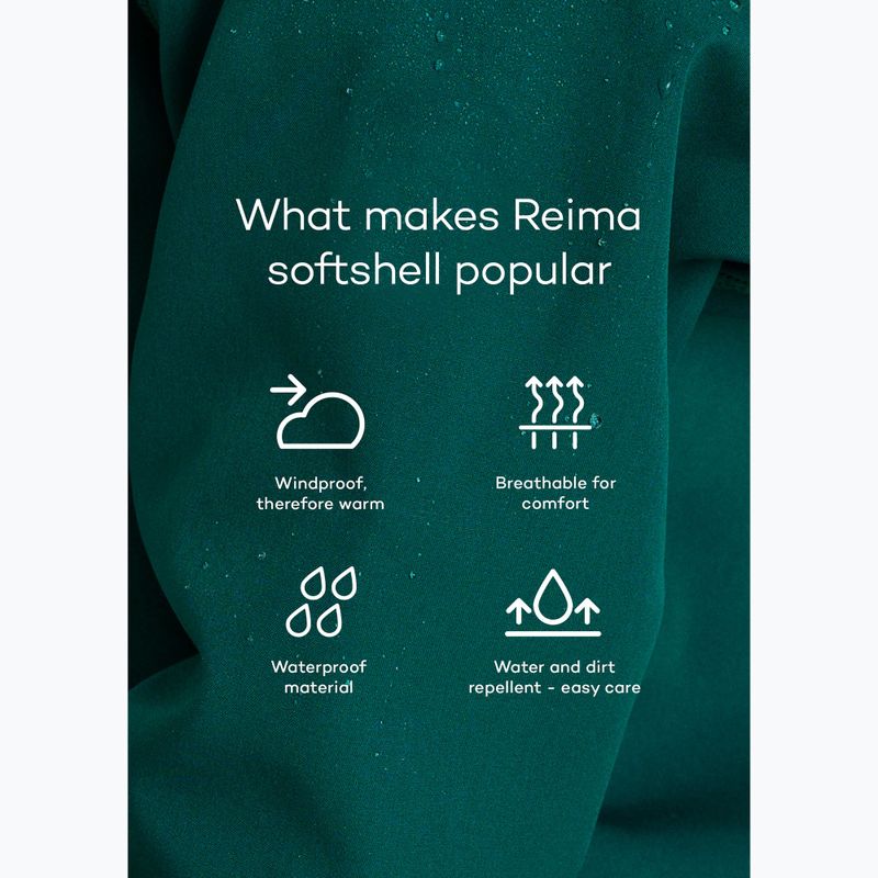 Combinezon softshell pentru copii Reima Mjosa fresh blue 7