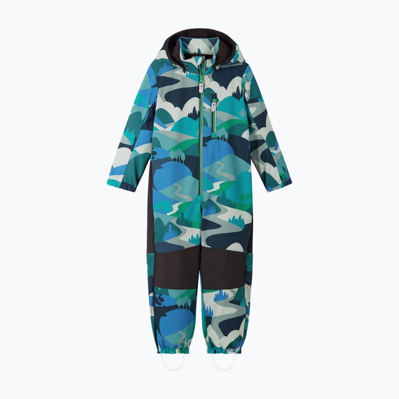 Combinezon softshell pentru copii Reima Nurmes sparkly blue 2