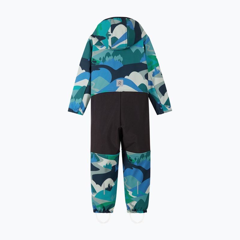 Combinezon softshell pentru copii Reima Nurmes sparkly blue 3