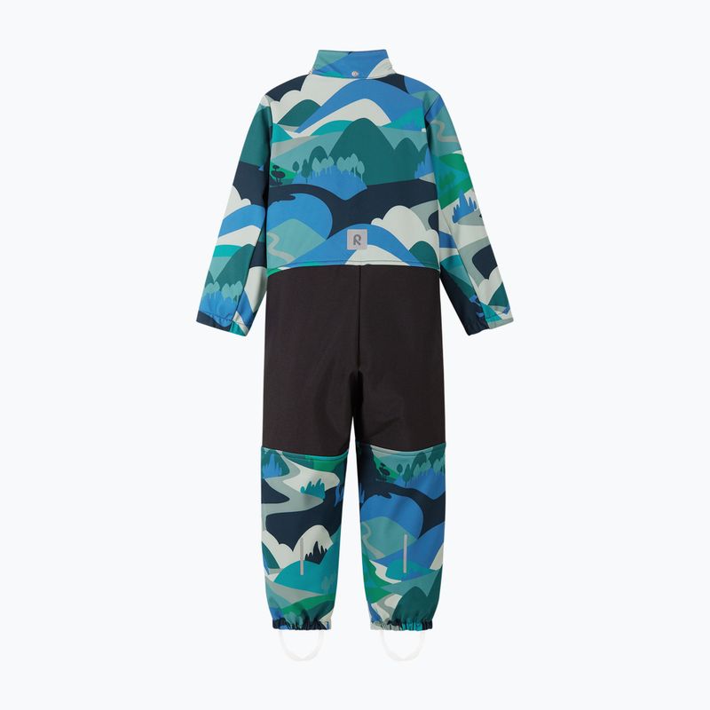 Combinezon softshell pentru copii Reima Nurmes sparkly blue 4