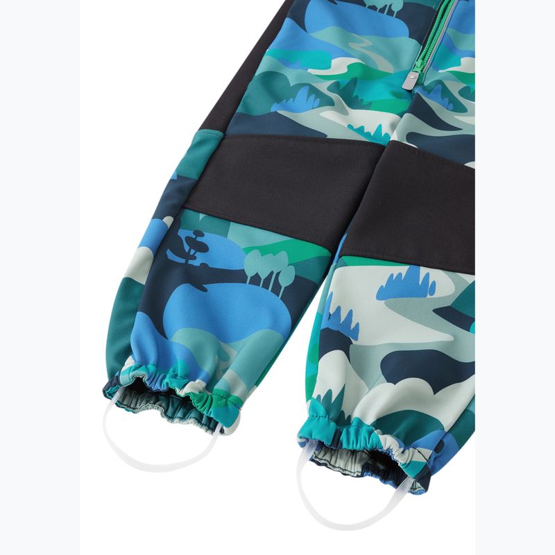 Combinezon softshell pentru copii Reima Nurmes sparkly blue 6