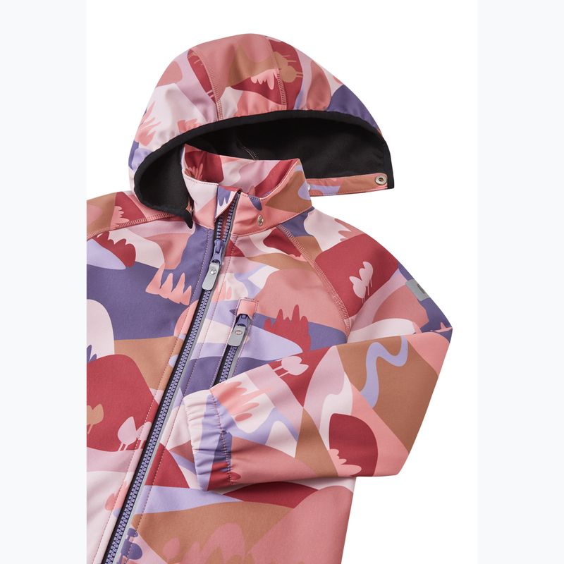 Geacă softshell pentru copii Reima Vantti rose blush 4