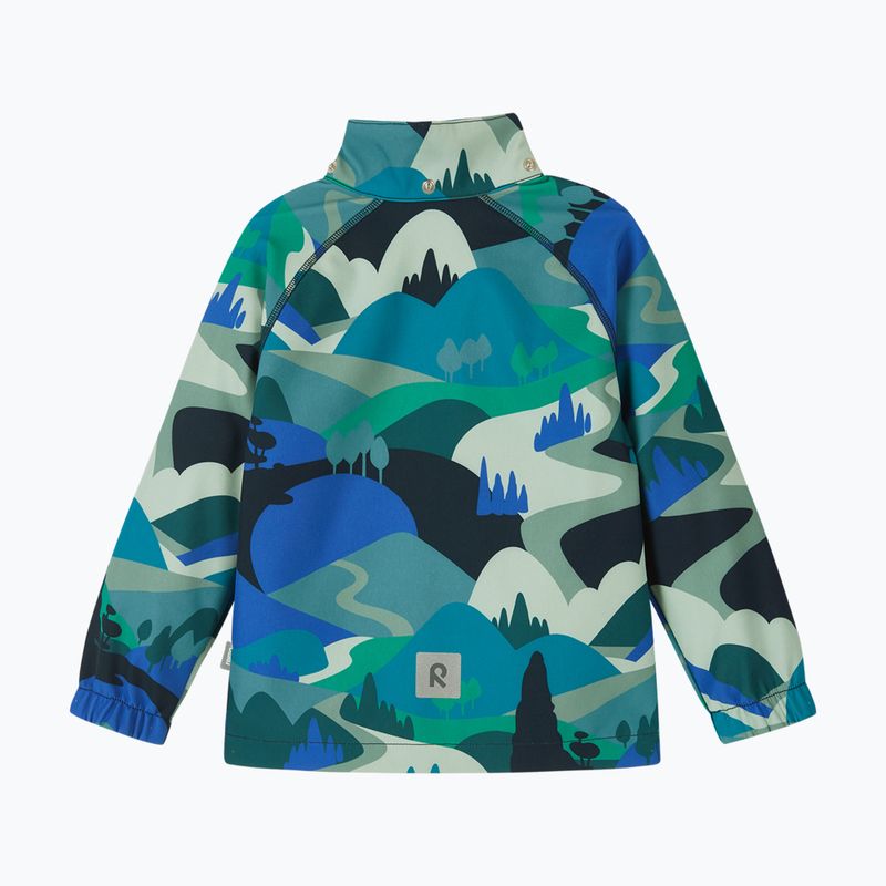Geacă softshell pentru copii Reima Vantti dparkly blue 3